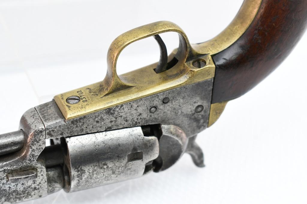 1853 Colt Pocket Model Of 1849 (4"), 31 Cal., Percussion Revolver, SN - 83742