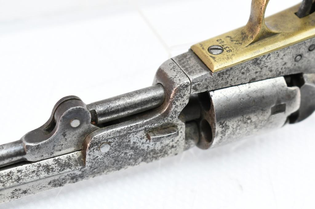 1853 Colt Pocket Model Of 1849 (4"), 31 Cal., Percussion Revolver, SN - 83742