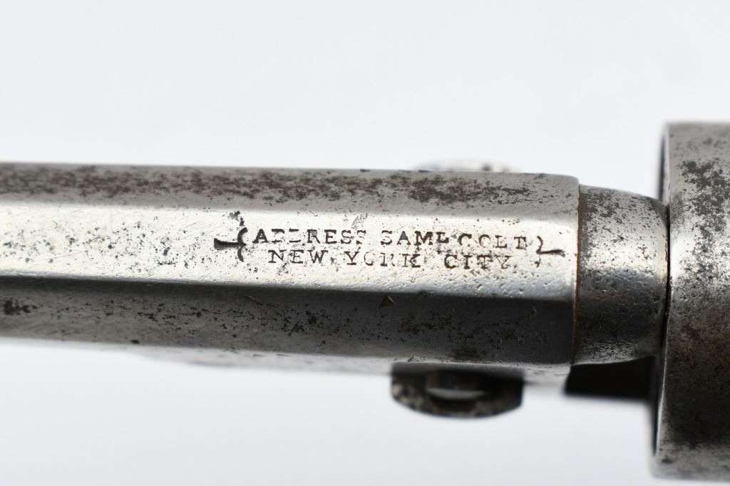 1853 Colt Pocket Model Of 1849 (4"), 31 Cal., Percussion Revolver, SN - 83742