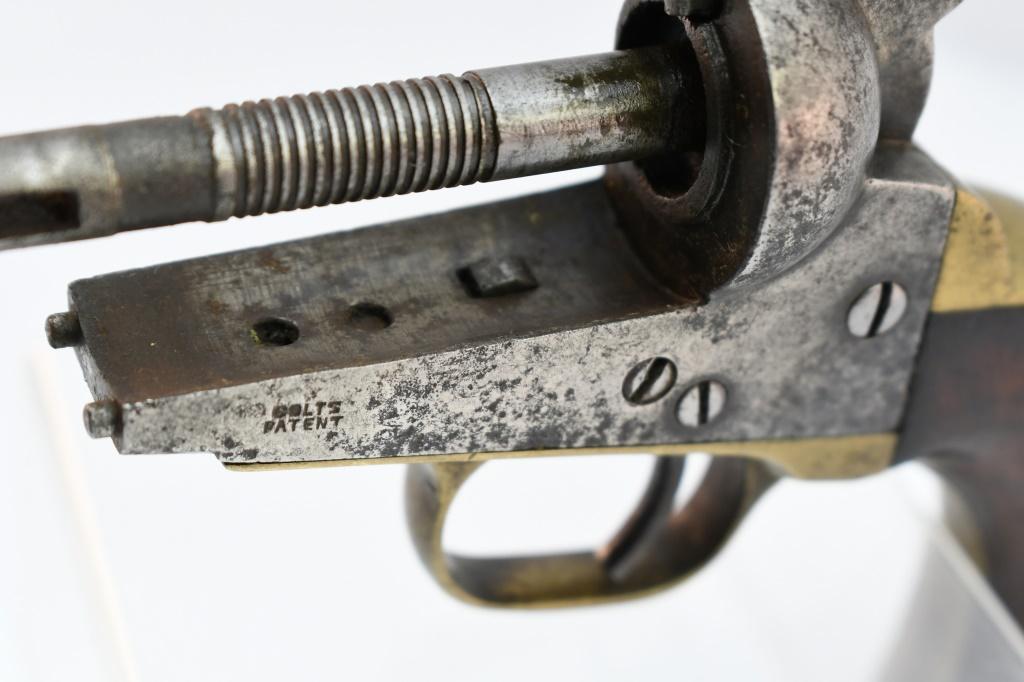 1853 Colt Pocket Model Of 1849 (4"), 31 Cal., Percussion Revolver, SN - 83742