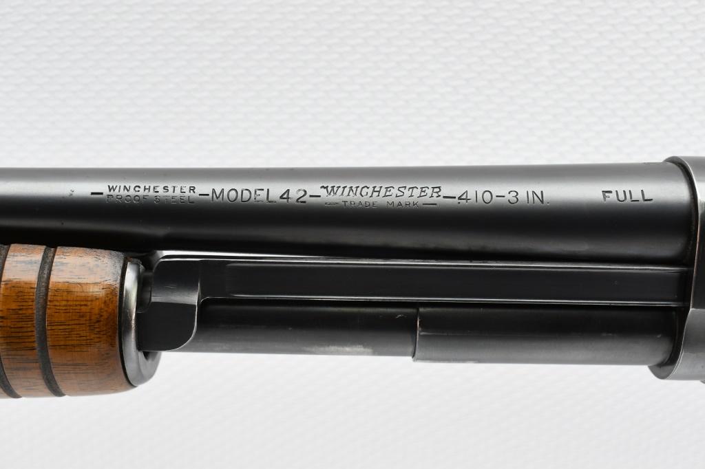1937 Winchester Model 42 (26" FULL), 410 Ga., Pump, SN - 34438
