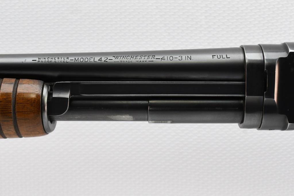 1937 Winchester Model 42 (26" FULL), 410 Ga., Pump, SN - 34438