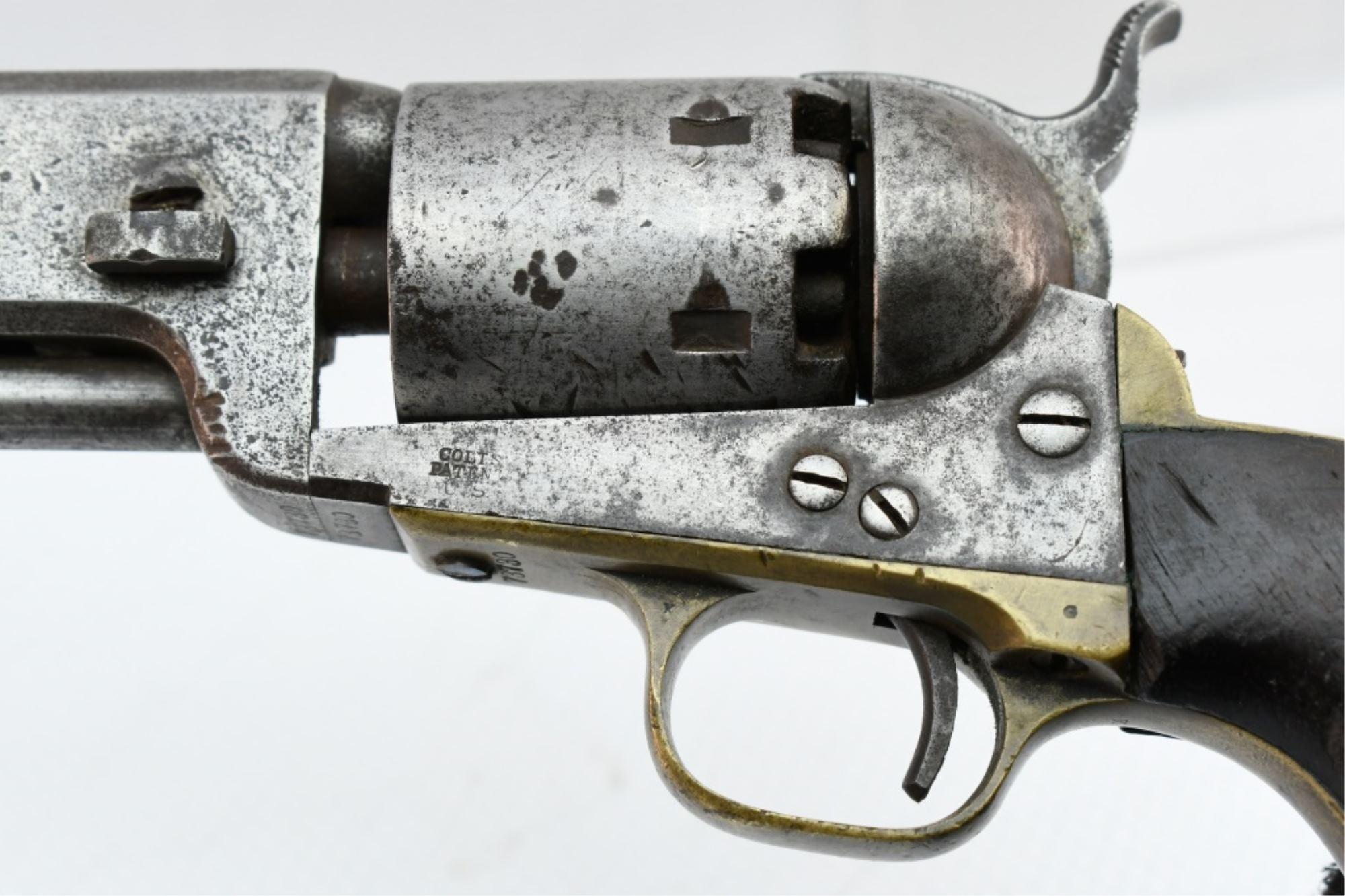 1857 Martially Marked - U.S. Colt M1851 "Army" Navy, .36 Percussion Revolver, SN - 73730
