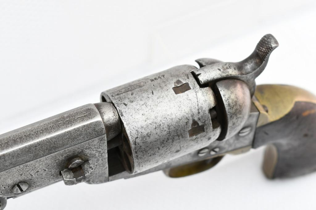 1857 Martially Marked - U.S. Colt M1851 "Army" Navy, .36 Percussion Revolver, SN - 73730