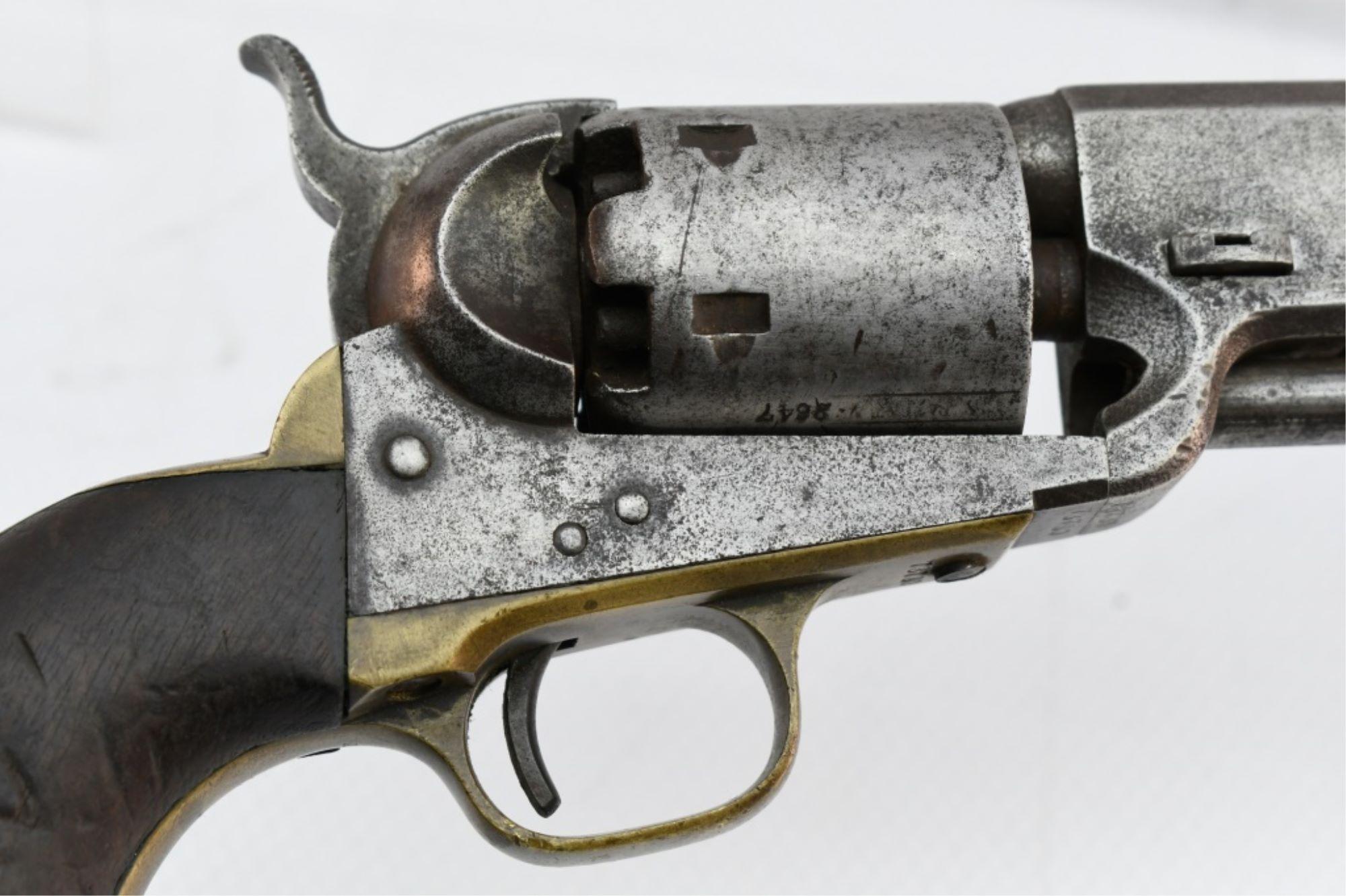 1857 Martially Marked - U.S. Colt M1851 "Army" Navy, .36 Percussion Revolver, SN - 73730