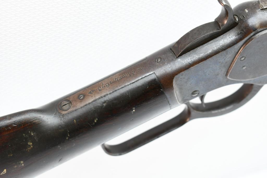 1889 Winchester Model 1873 Rifle (24"), 32 W.C.F., Lever-Action, SN - 317016B