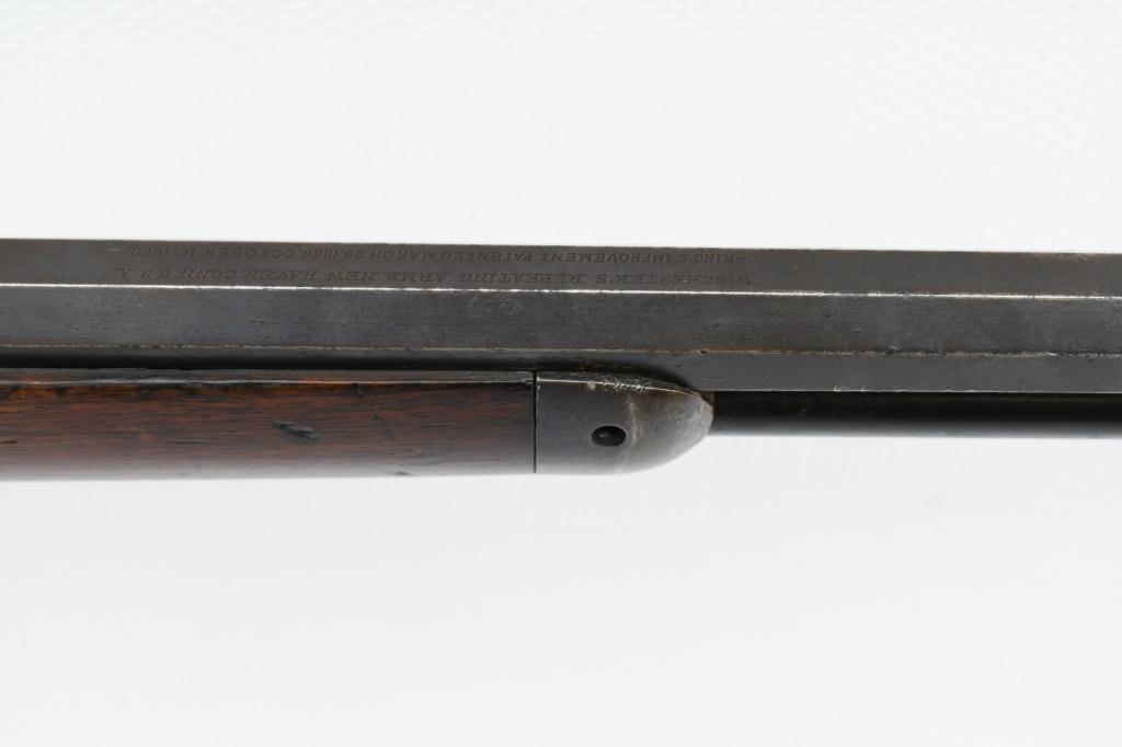 1889 Winchester Model 1873 Rifle (24"), 32 W.C.F., Lever-Action, SN - 317016B