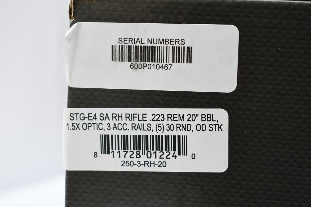 MSAR XM17-E4 - O.D. Green (20"), 223 Rem., Semi-Auto (NIB), SN - 600-P010467