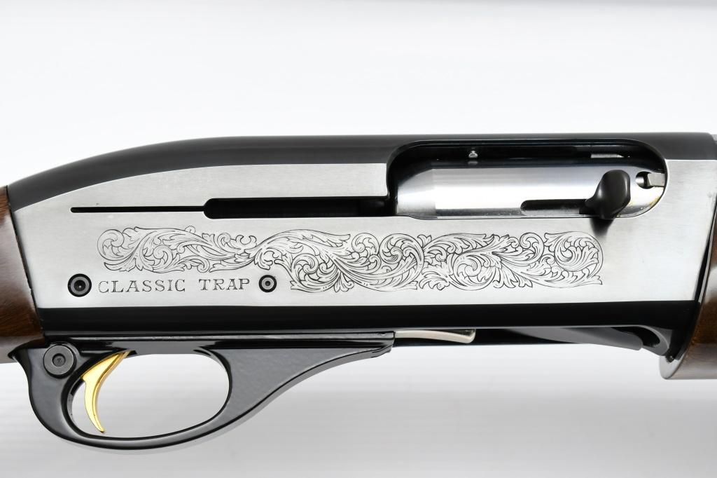 Remington 1100 Classic Trap - Engraved/ Gold Inlay (30"), 12 Ga., Semi-Auto, SN - R232670V
