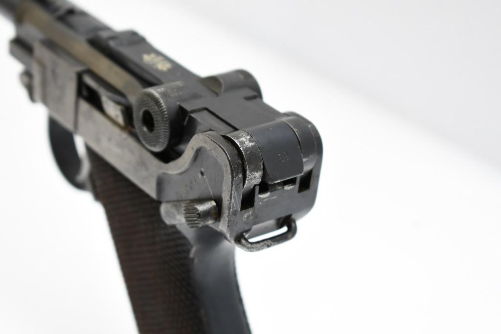 1916 German DWM Military P.08 Artillery Luger (7.9") , 9mm Luger, Semi-Auto, SN - 3439g