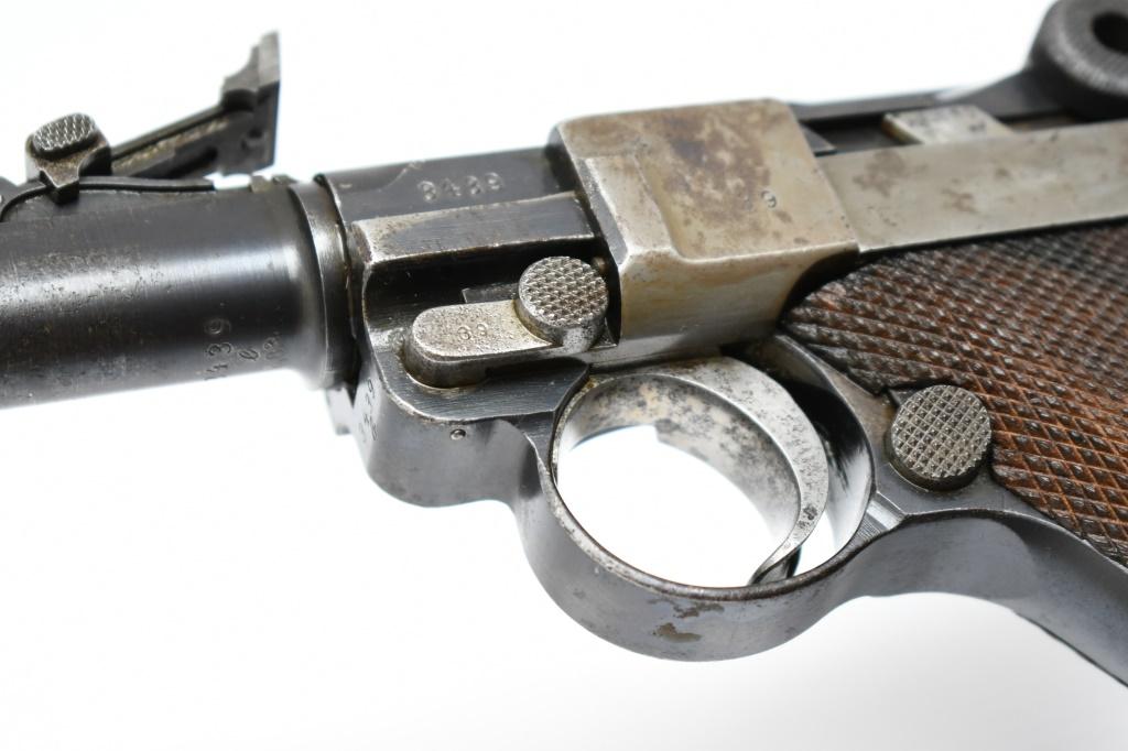 1916 German DWM Military P.08 Artillery Luger (7.9") , 9mm Luger, Semi-Auto, SN - 3439g