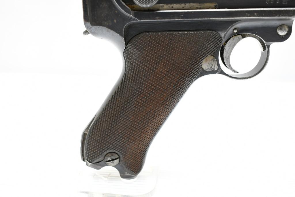 1916 German DWM Military P.08 Artillery Luger (7.9") , 9mm Luger, Semi-Auto, SN - 3439g