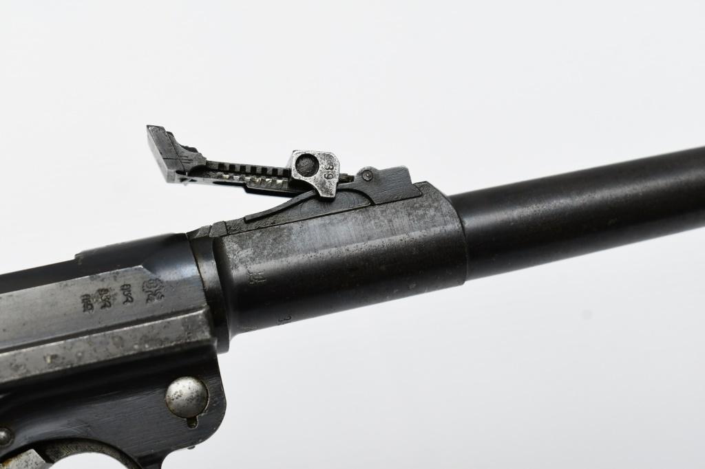 1916 German DWM Military P.08 Artillery Luger (7.9") , 9mm Luger, Semi-Auto, SN - 3439g