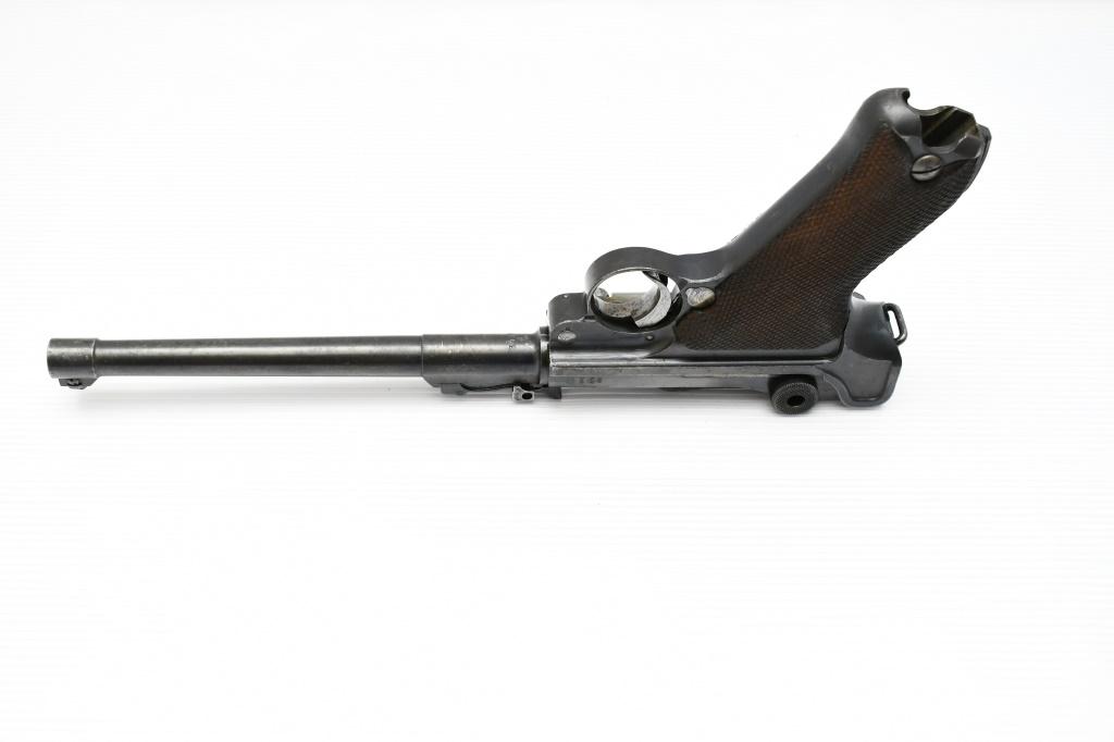 1916 German DWM Military P.08 Artillery Luger (7.9") , 9mm Luger, Semi-Auto, SN - 3439g