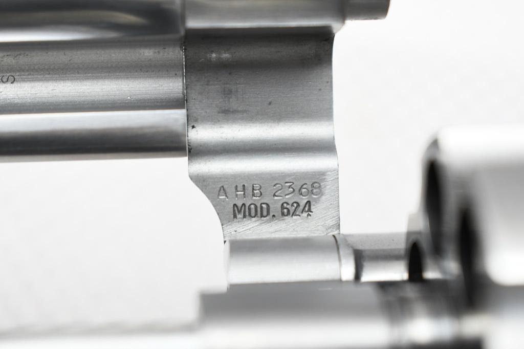 1985 Smith & Wesson 624 - Stainless (6.5"), 44 S&W Special, Revolver (W/ Box), AHB2368