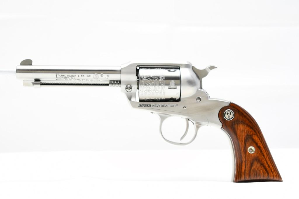 Ruger New Bearcat - Stainless (4.20"), 22 LR, Revolver (W/ Box), 93-69853