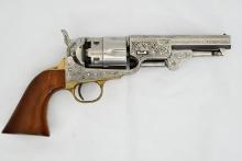 Pietta Model 1851 Navy U.S. Marshal - Engraved (4.78") .44 Cal., Percussion Revolver, 349032