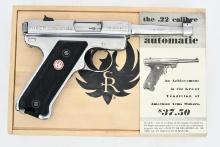 1982 Ruger "Bill Ruger Signature" 1 of 5000 (4 3/4"), 22 LR, Semi-Auto Pistol (NIB), 17-02537