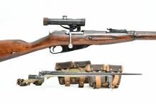 1942 Russian Mosin-Nagant M91/30 "PU Sniper", 7.62x54R, Bolt-Action (W/ Bayonet & Accessories),