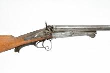 Circa 1850s Belgium - Engraved French Underfolder (29.5"), 16 Ga., Side-By-Side Shotgun, 3006