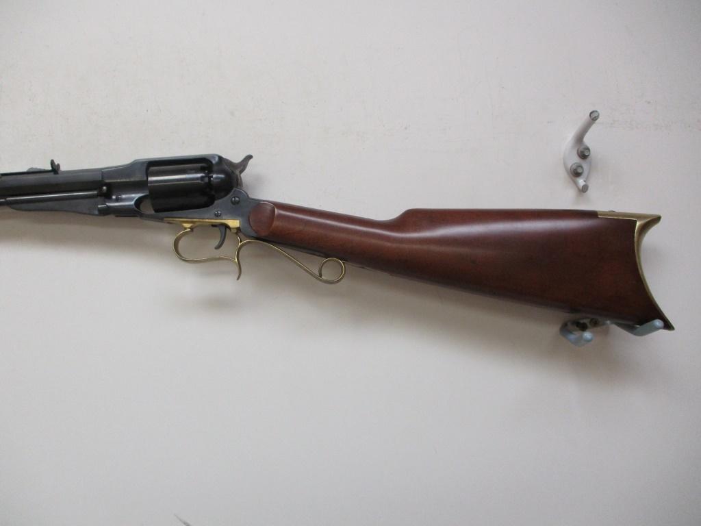 A.Uberti mod.1858 New Model 44 cal rifle Remington revolver carbine 18" oct