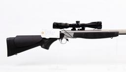 CVA mod Optima .50 cal black powder stainless fluted barrel w/ TK 3x9 scope ser# N/A