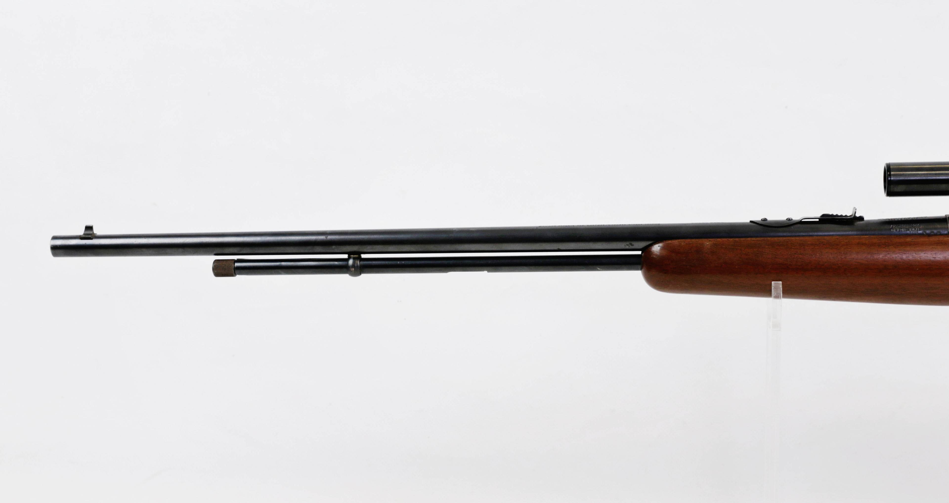 Remington mod 550-1 .22 S-L-LR semi auto rifle w/Weaver D-4 scope ser# N/A