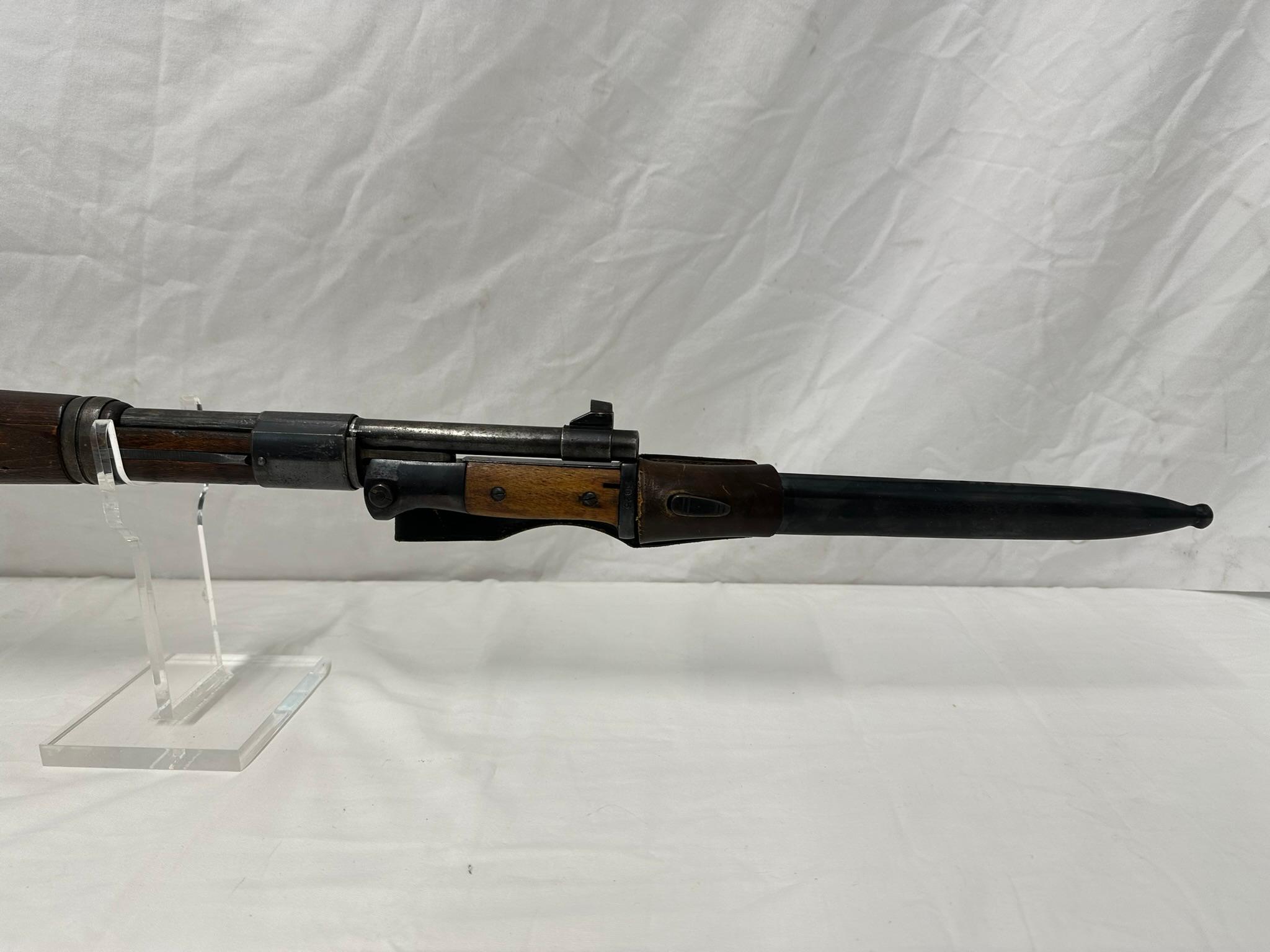 German Mauser 8mm Mauser cal bolt action rifle