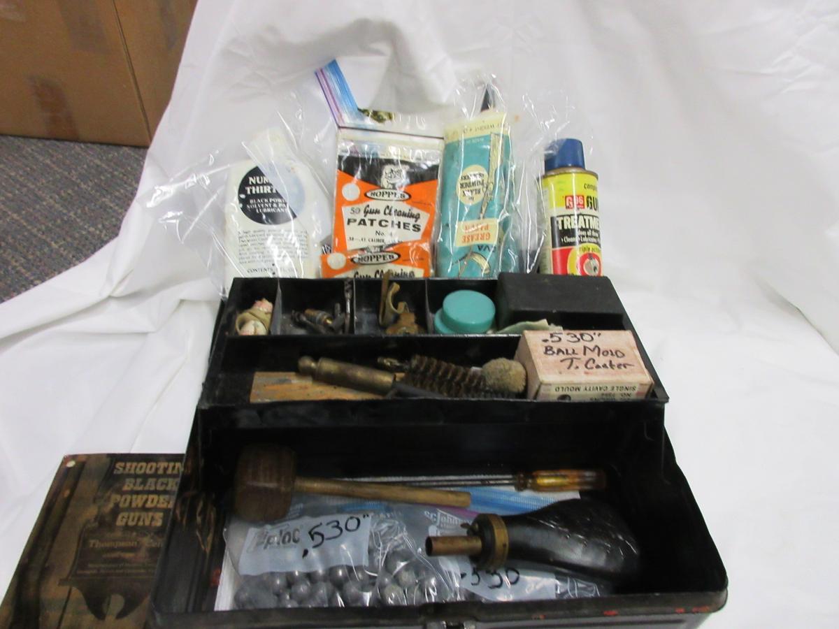 Black powder reloading/shooting box