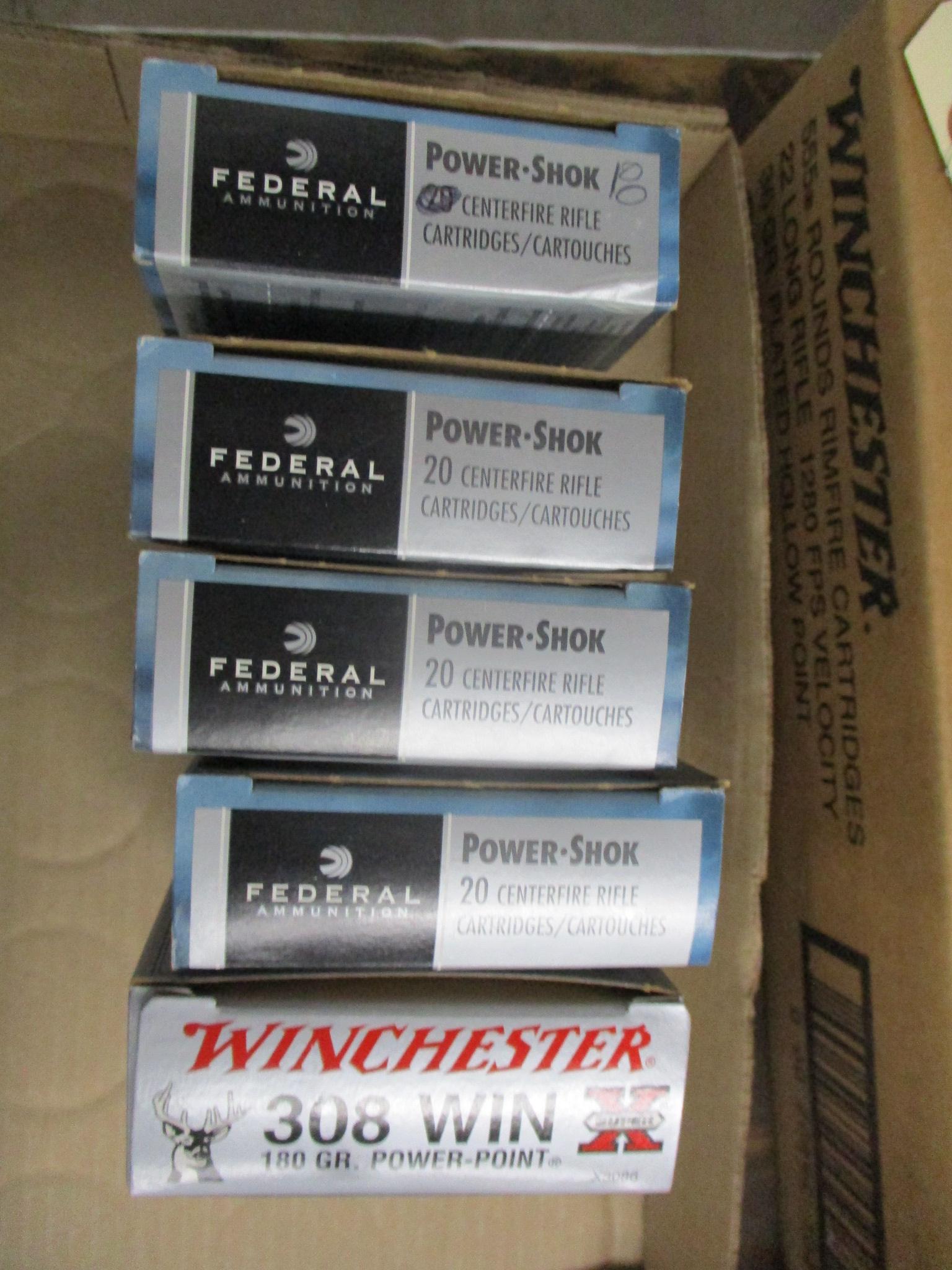 Assorted .308 WIN ammunition