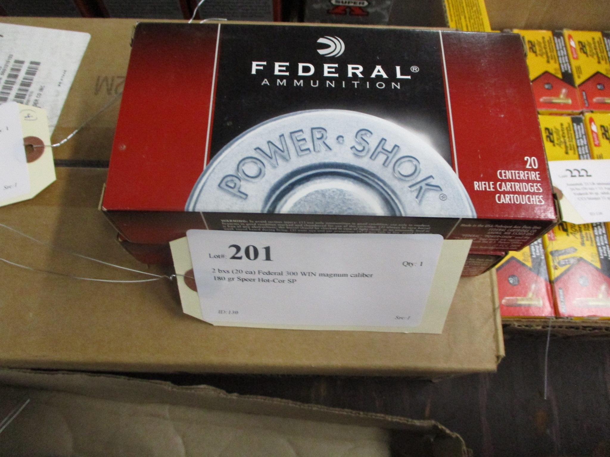 2 bxs (20 ea) Federal 300 WIN magnum caliber