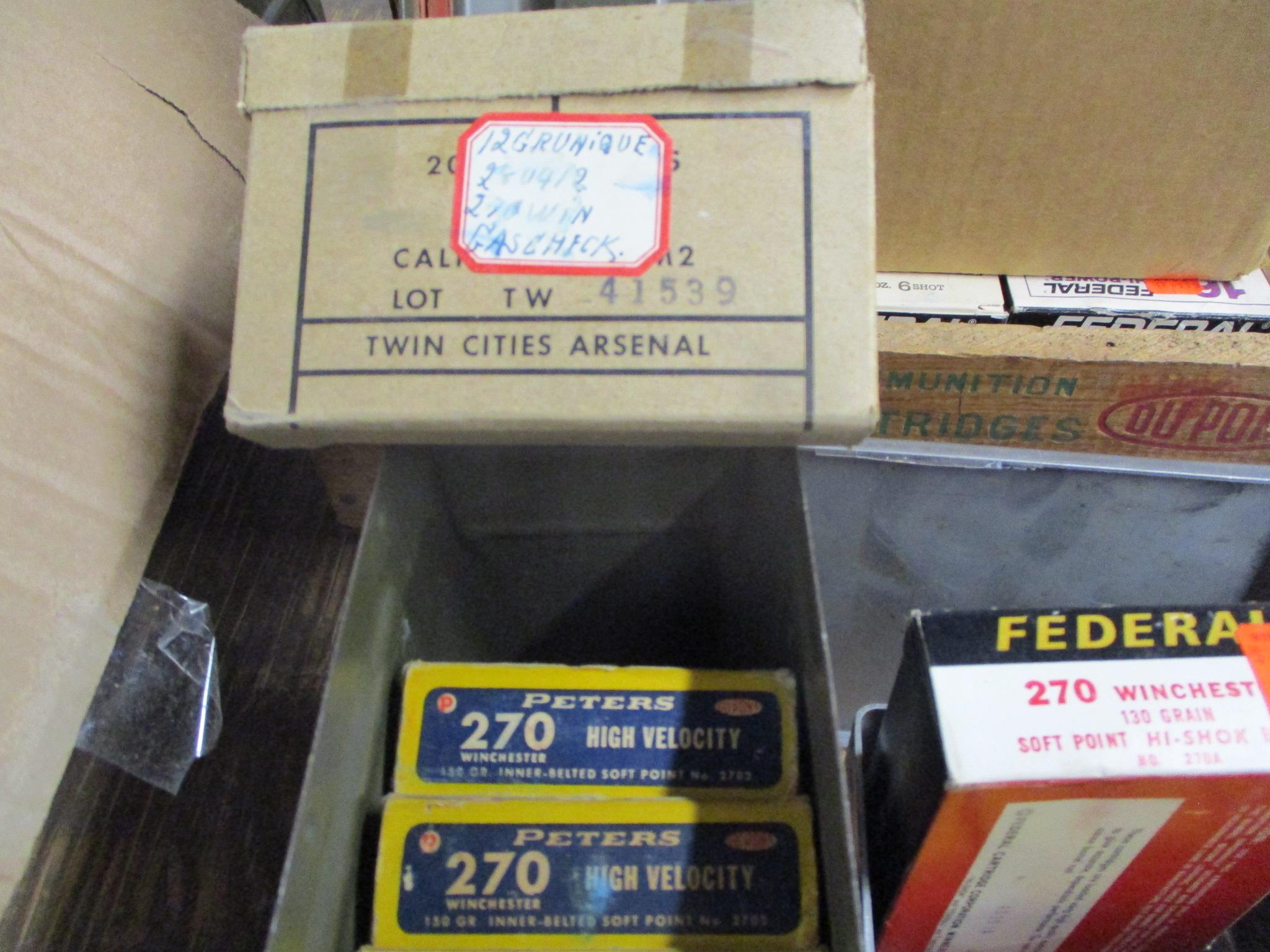 Assorted 270 WIN caliber ammo