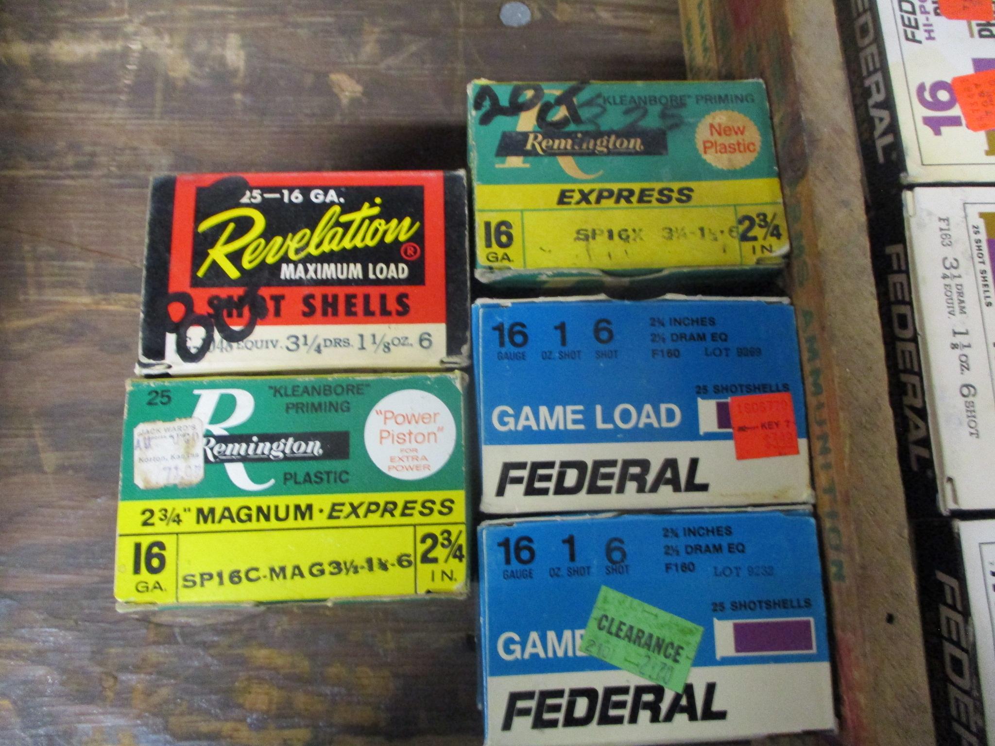 Assorted 16 ga shells