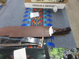 Assorted knives/bayonet/saber