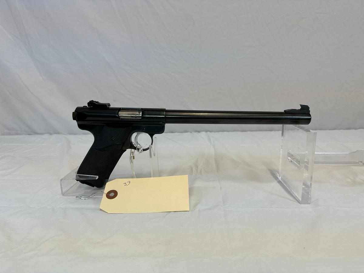 Ruger Mark II Target 22LR cal semi-auto pistol