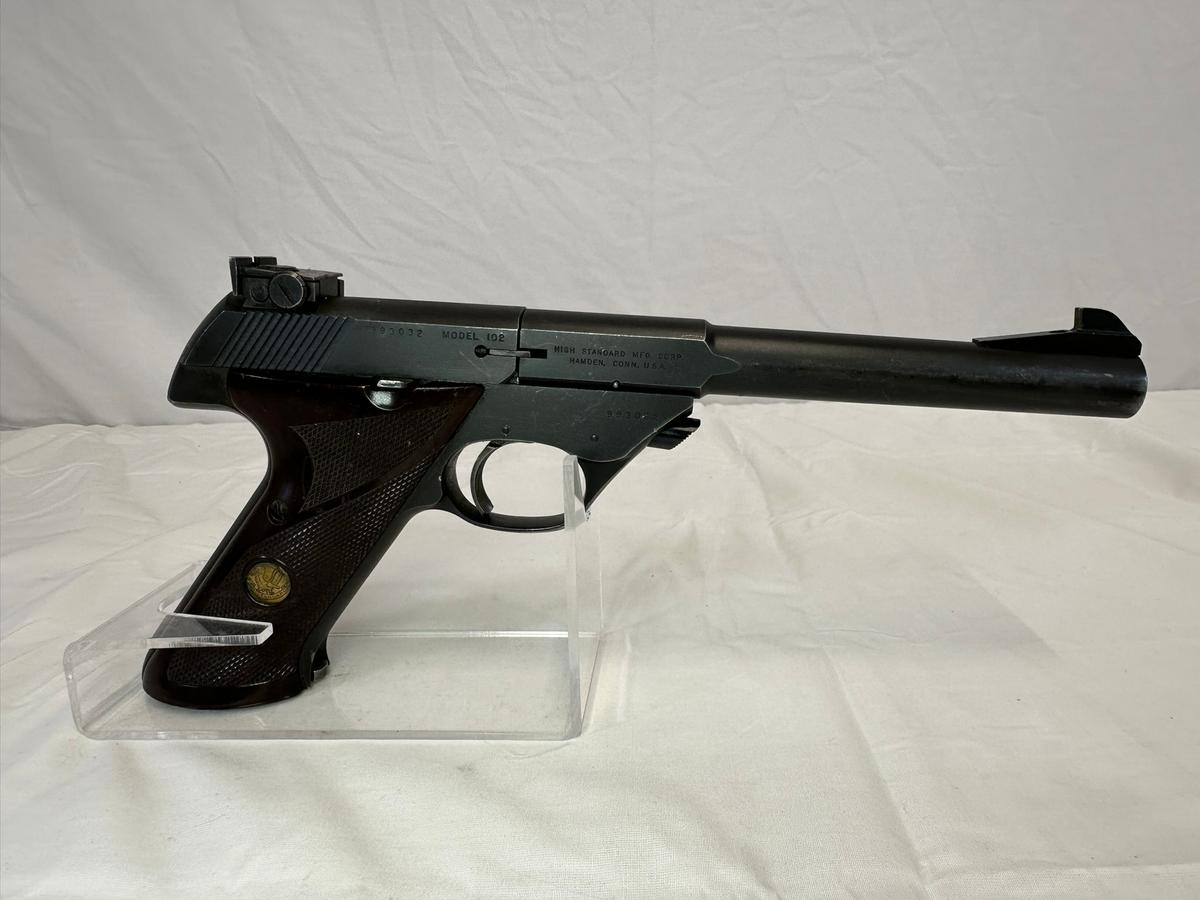 High Standard mod 102 22LR semi-auto pistol