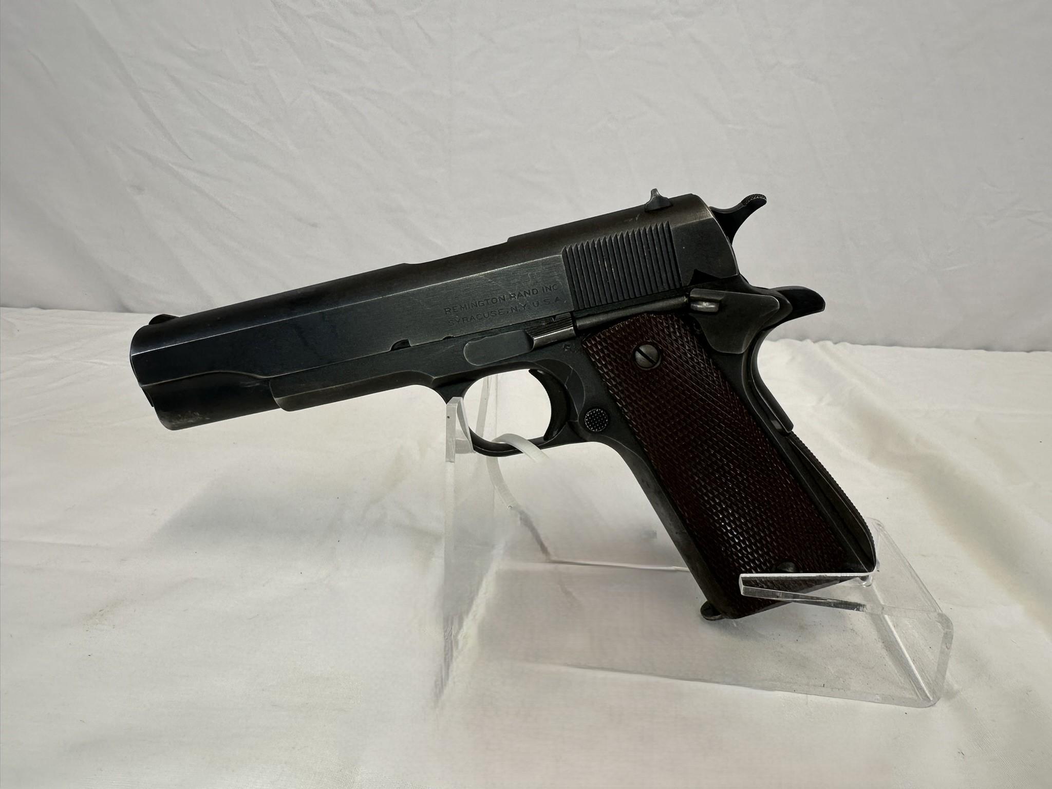 Remington Rand 1911-A1 Army 45ACP s/a pistol