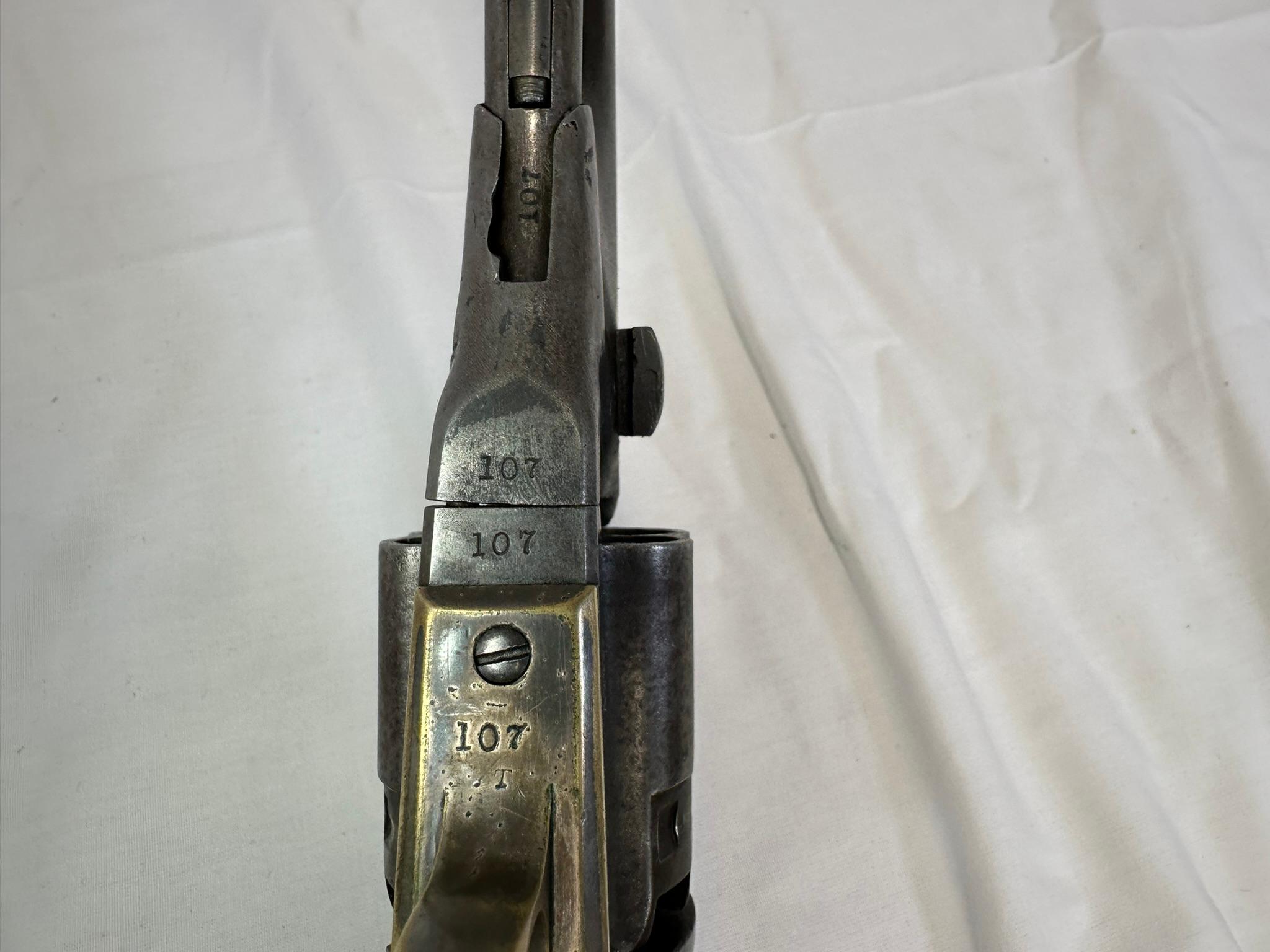 1860 fluted Colt  44 cal Army revolver