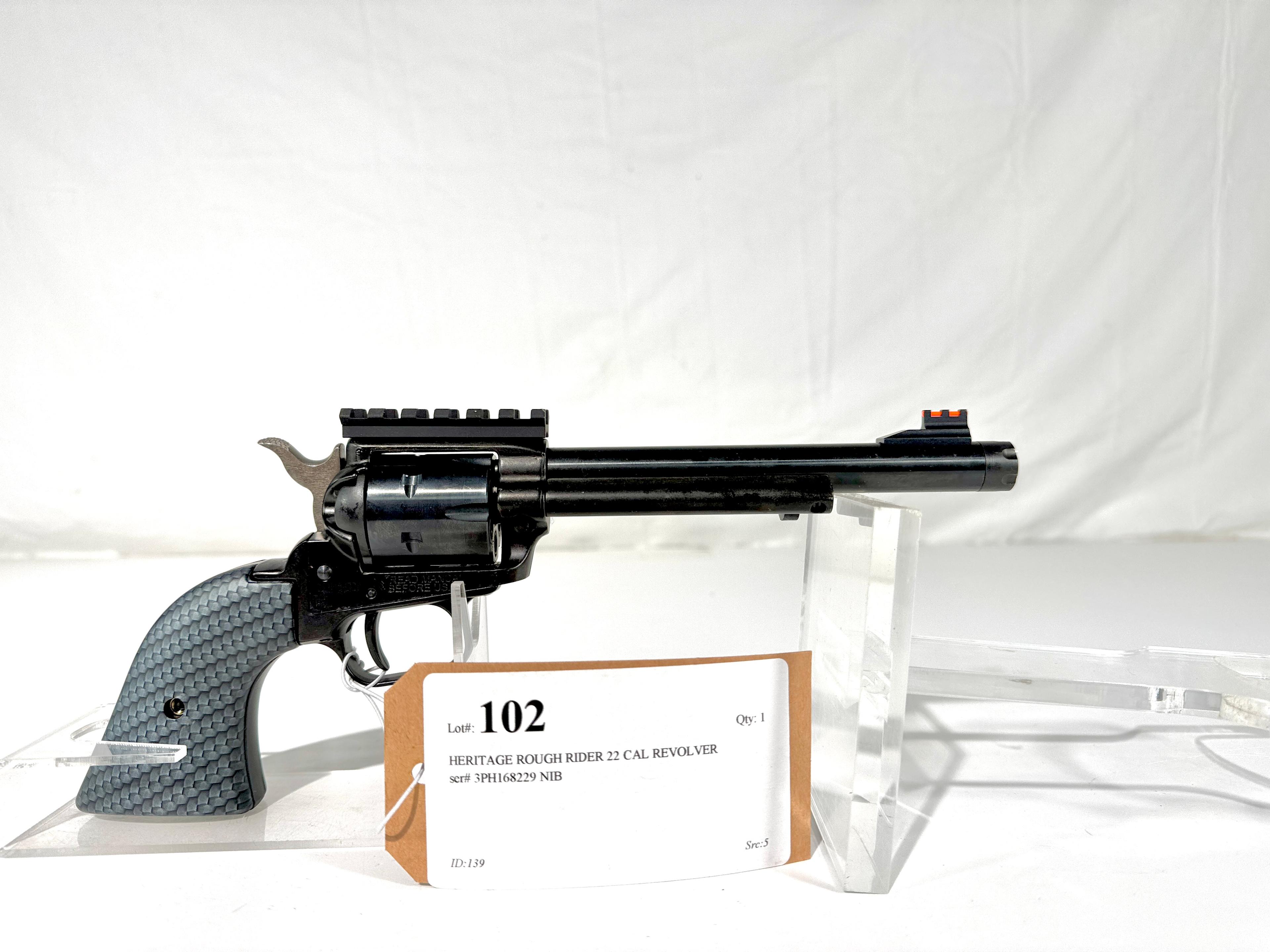 HERITAGE ROUGH RIDER 22 CAL REVOLVER