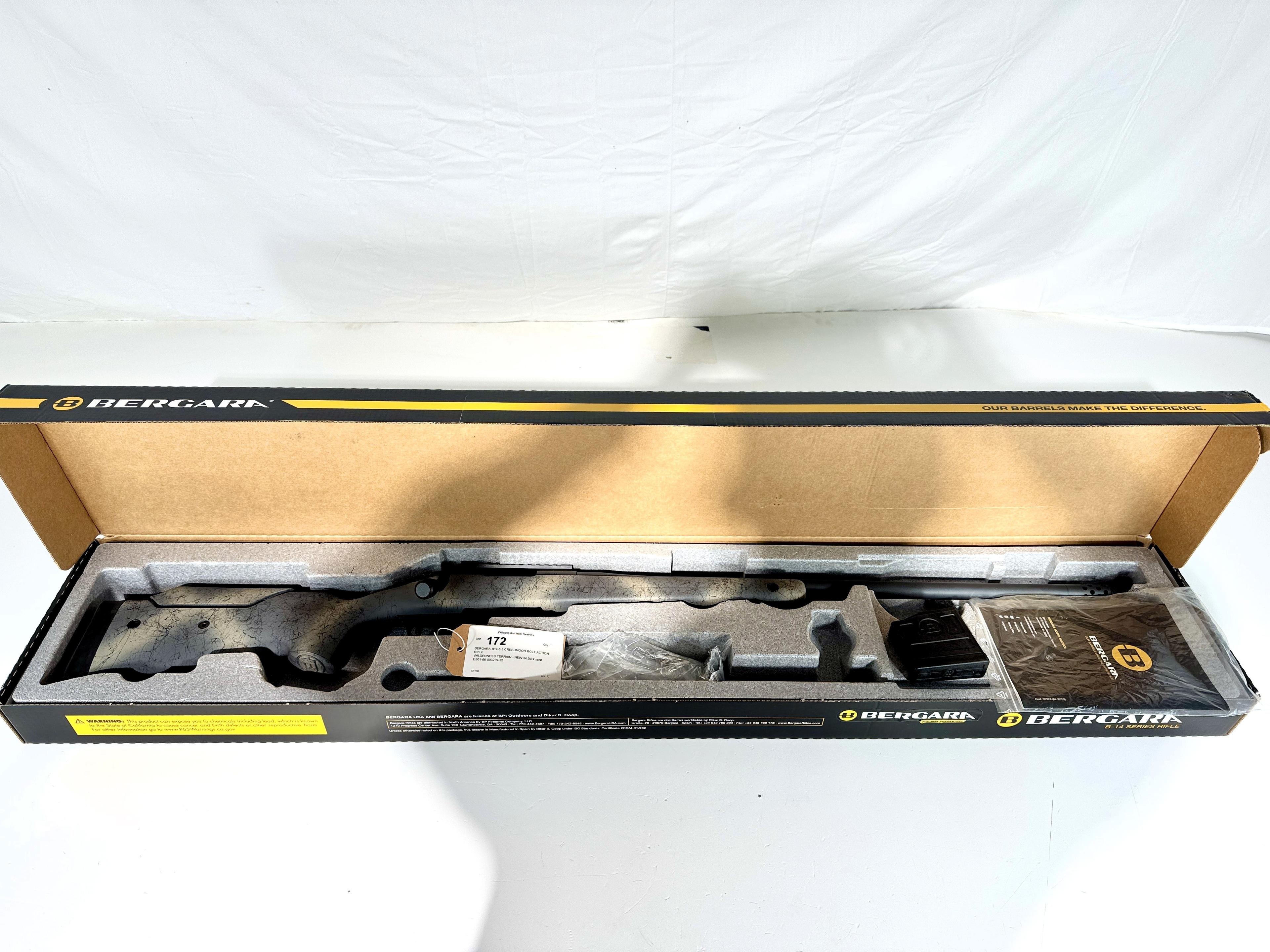 BERGARA B14 6.5 CREEDMOOR BOLT ACTION RIFLE