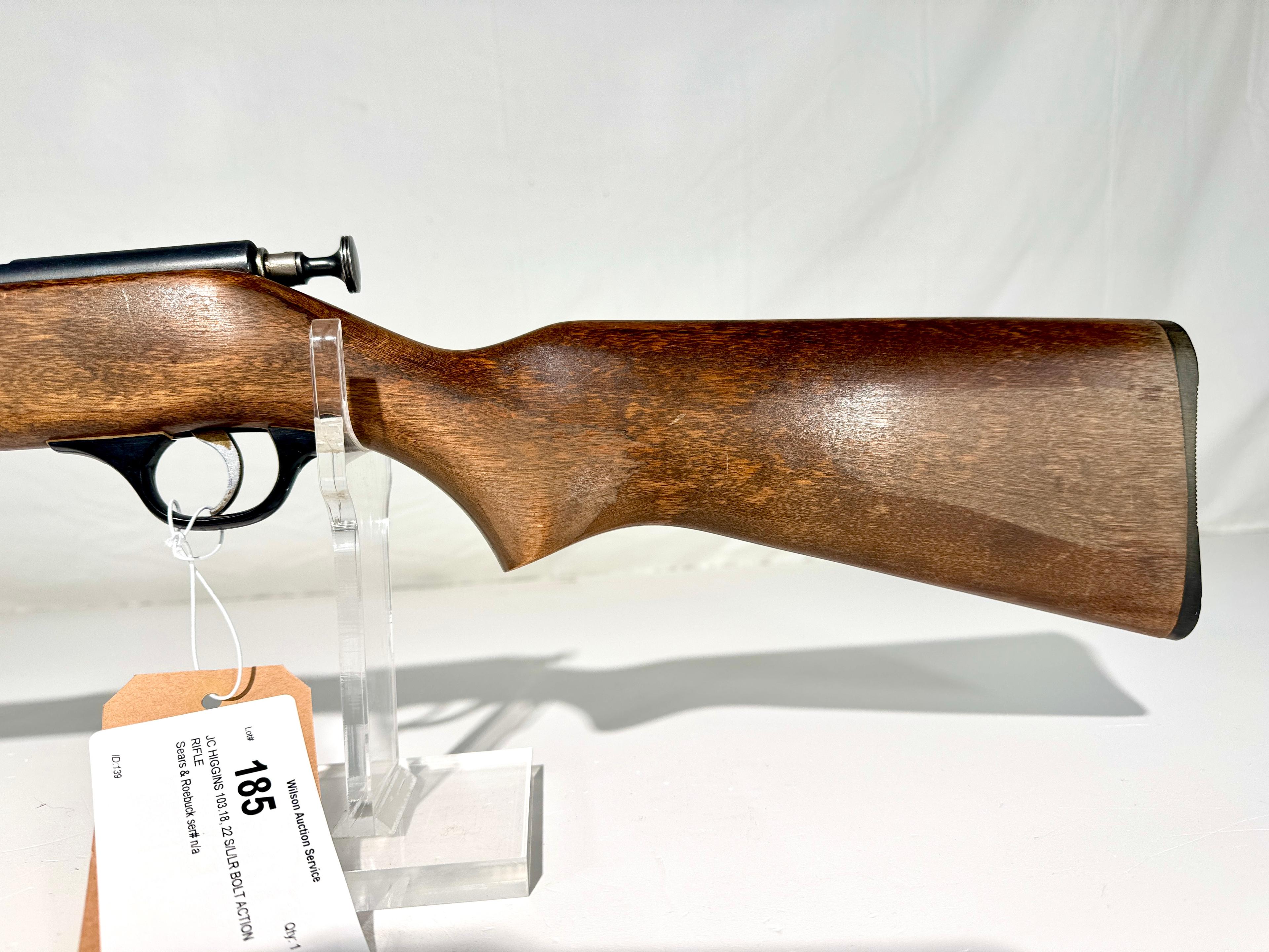 JC HIGGINS 103.18, 22 S/L/LR BOLT ACTION RIFLE