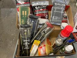 ASSORTED GUN CLEANING SUPPLIES