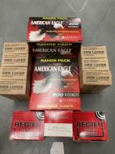 ASSORTED 9MM LUGER AMMO
