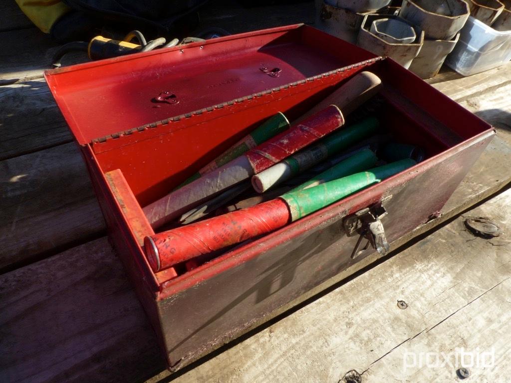 TOOL BOX WITH DRILL BITS