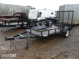 BUMPER PULL TRAILER W/RAMP
