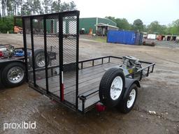 BUMPER PULL TRAILER W/RAMP