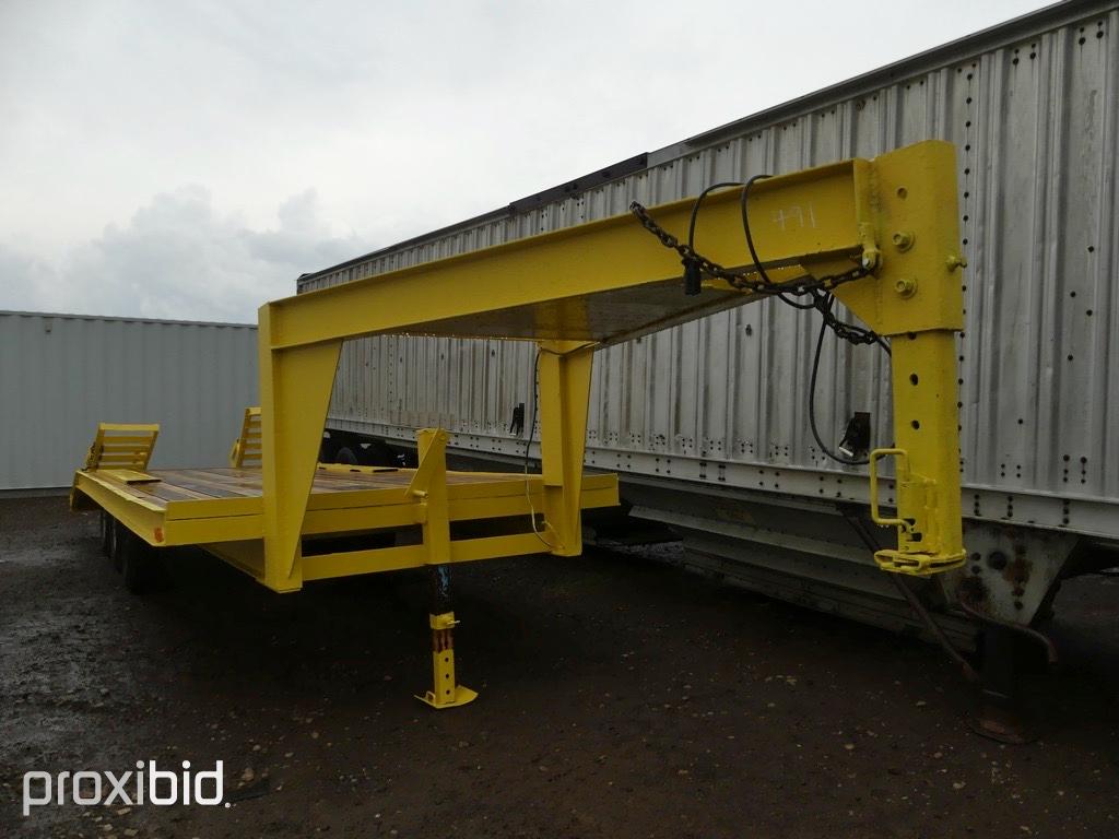 1978 KING GOOSENECK FLATBED TRAILER