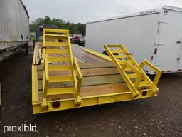 1978 KING GOOSENECK FLATBED TRAILER