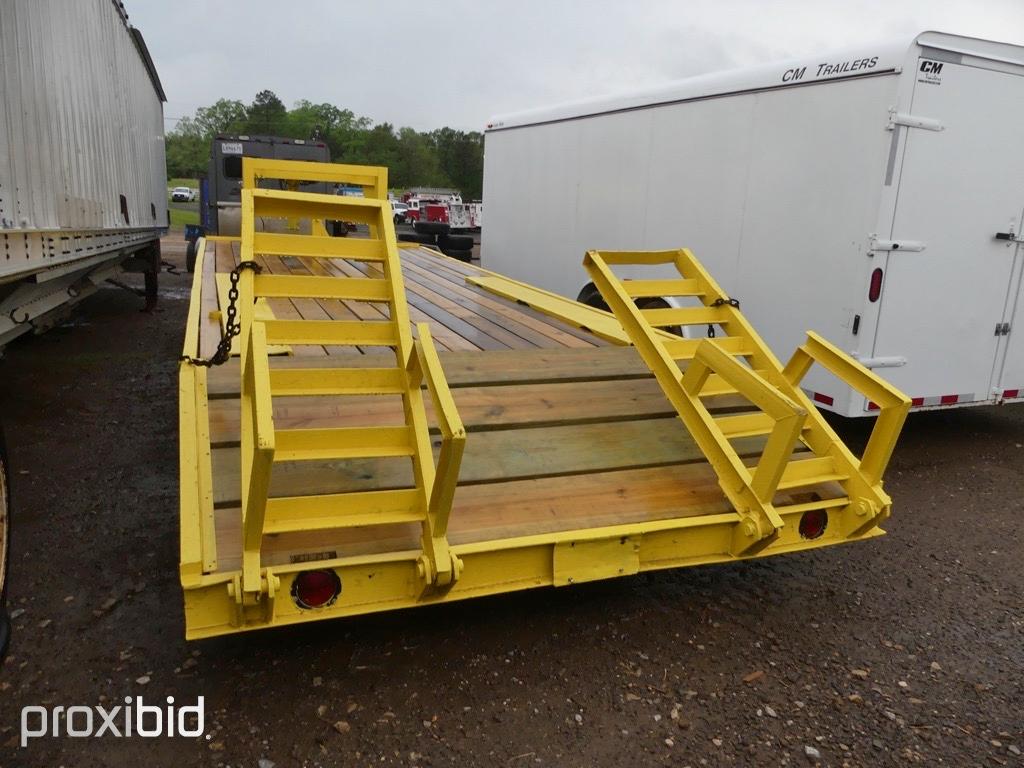 1978 KING GOOSENECK FLATBED TRAILER