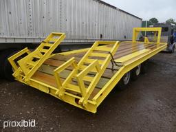1978 KING GOOSENECK FLATBED TRAILER
